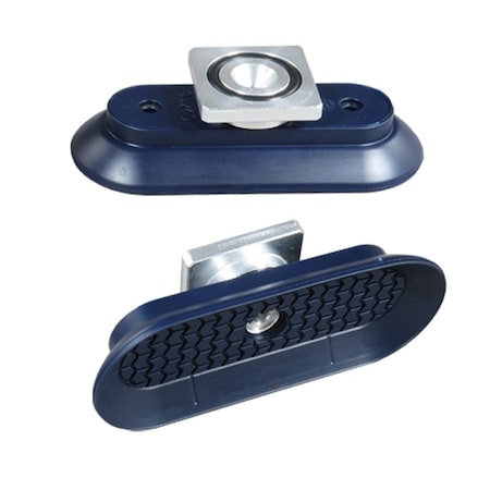 Fipa Bell shaped oval vacuum cup 95x40 mm, NBR blue, with R-Adapter 130.95x40.205.1